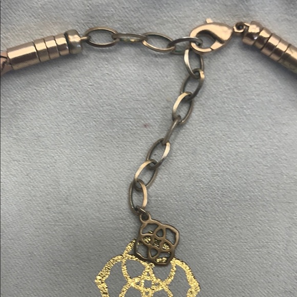 Kendra Scott cooper Rose Gold leather choker - Picture 2 of 3